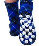 Polar Feet Adult Socks - Blue Argyle