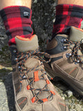 Polar Feet SUPER STRETCHY Fleece Socks - Lumberjack
