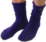 Polar Feet Fleece Socks - Purple Rain