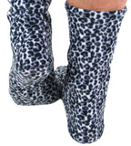 Polar Feet Fleece Socks - Snow Leopard