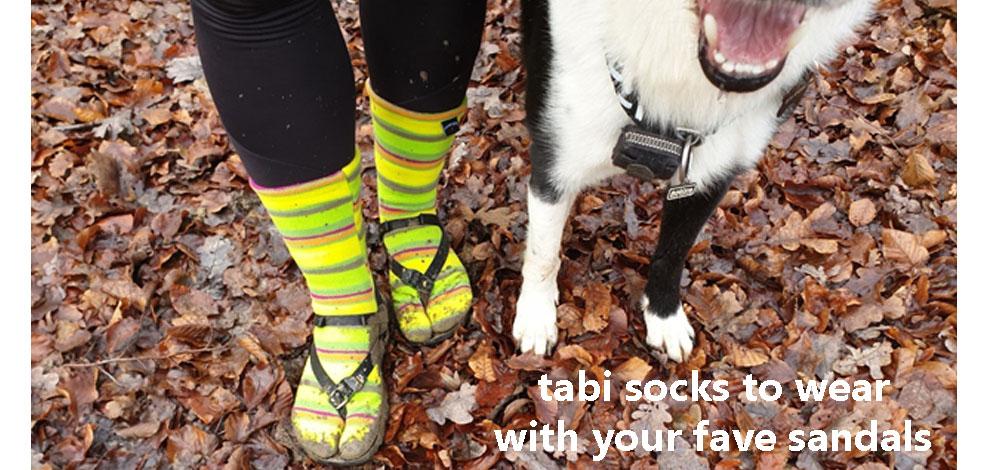 fleece flip flop tabi socks for men women